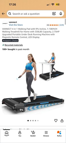Walking pad with 5 - 1,