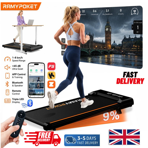 Walking pad with incline - pad, under