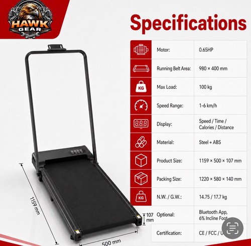 Hawk gear compact under desk - gear,