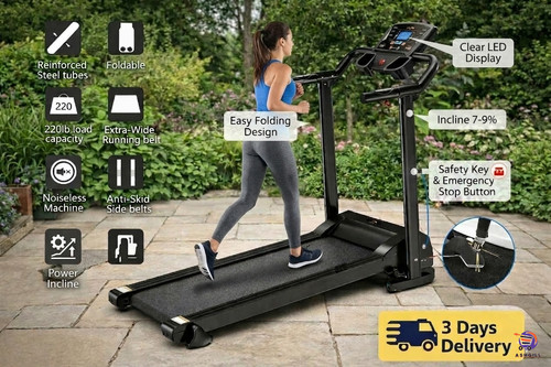 Treadmill motorized cardio - motorized,