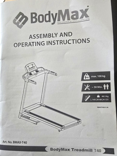 Bodymax t40 electric motorised - t40,