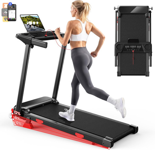 Folding treadmill for home - folding,