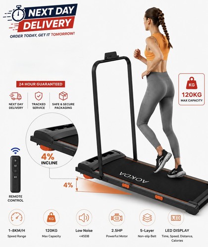 Aokda folding treadmill - folding,