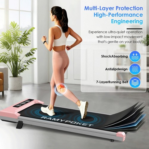 Walking under desk with app - walking,